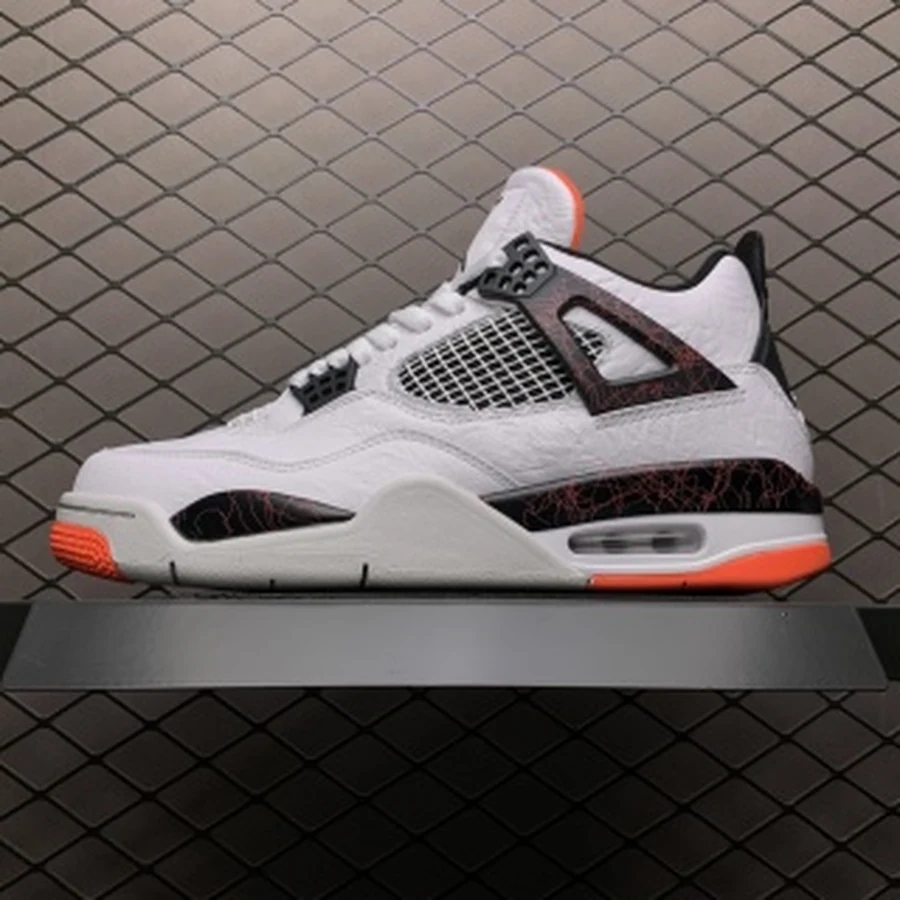 Jordan 4 White Black Bright Crimson — Gallery