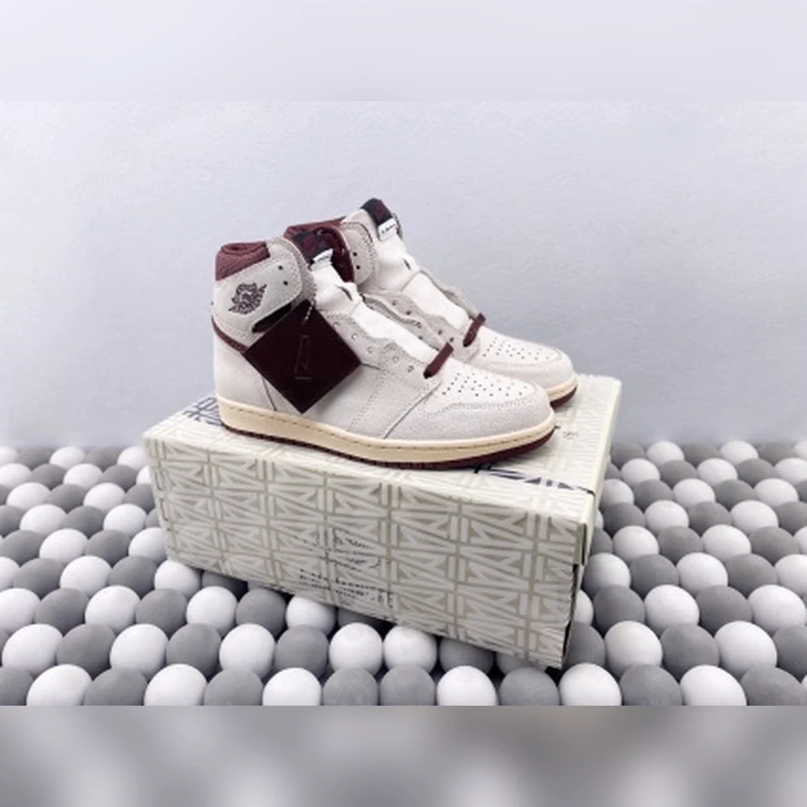 Jordan 1 High Sail Burgundy