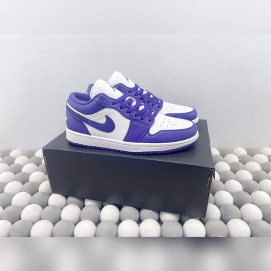 Jordan 1 Low Purple White