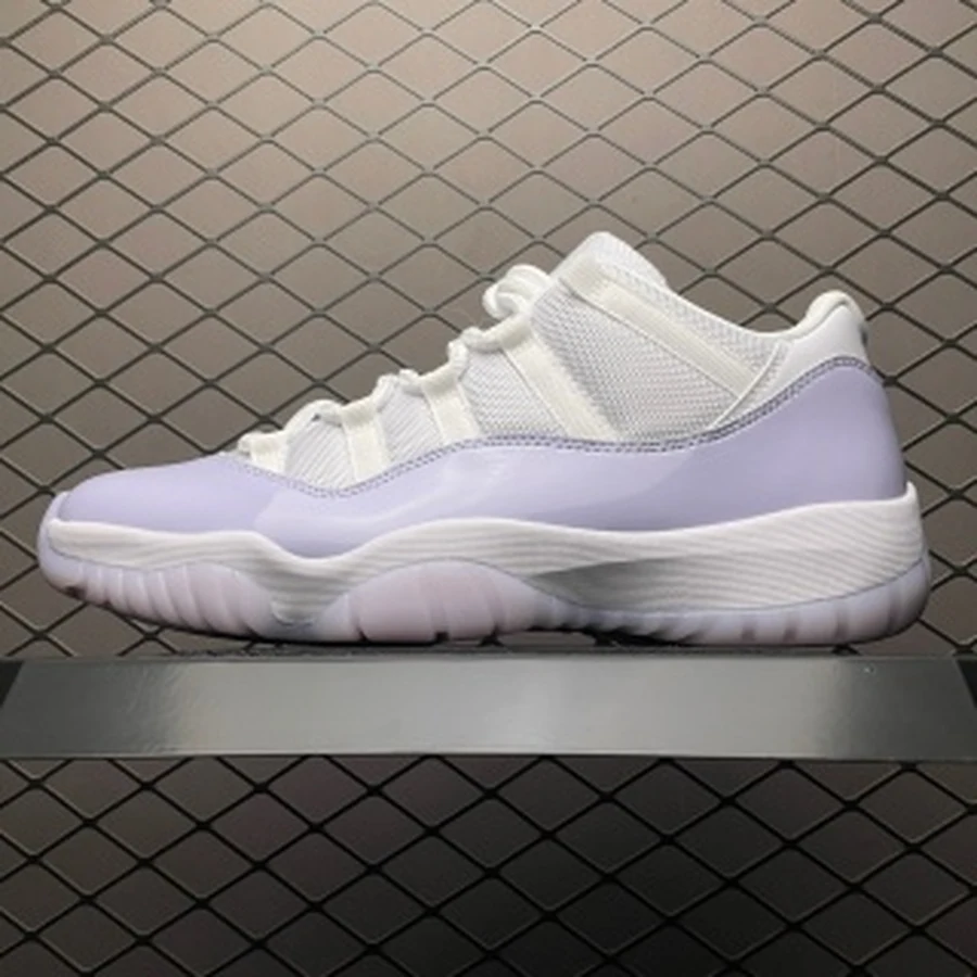 Jordan 11 Low White Pure Violet — Gallery