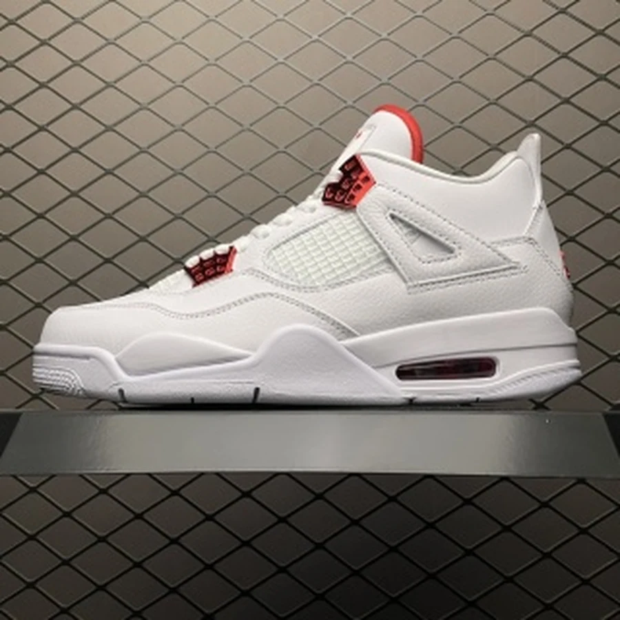 Jordan 4 White Metallic Red — Gallery