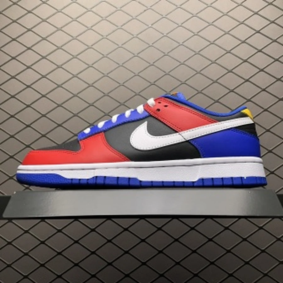Nike Dunk Low Red Blue Black White