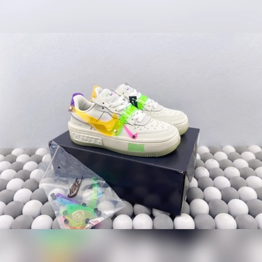 Nike Air Force 1 White Multi Color