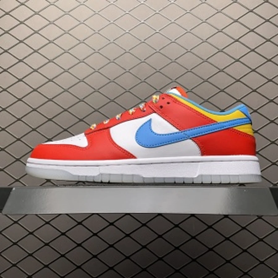 Dunk Low Red White Blue Yellow — Gallery