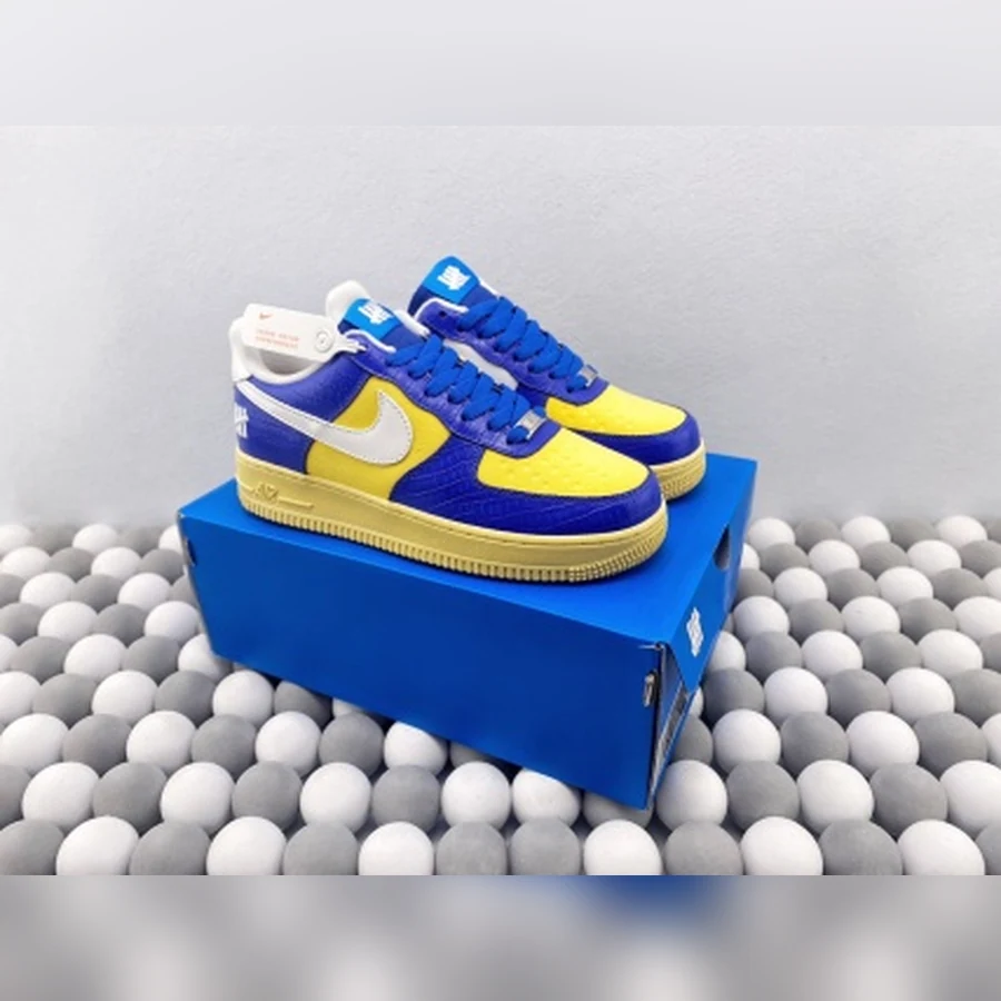 Nike Air Force 1 Blue Yellow White