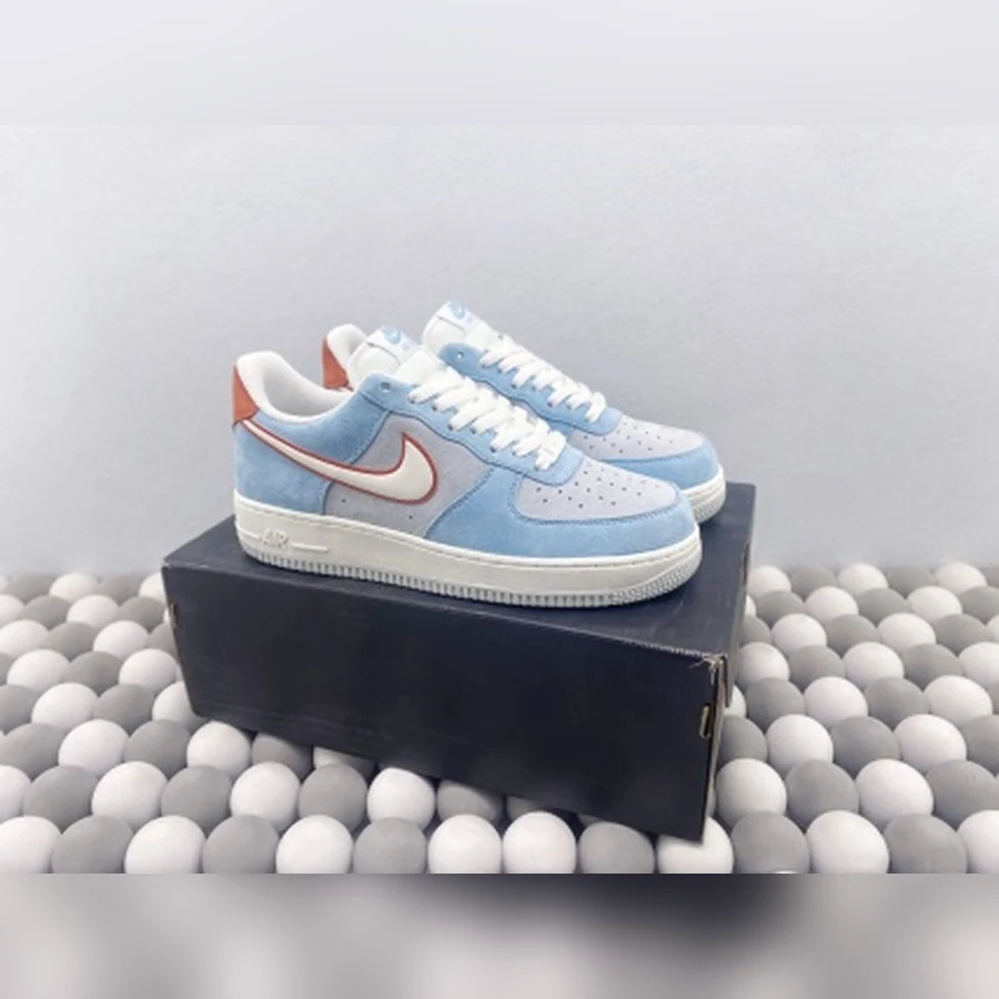 Nike Air Force 1 Light Blue Grey White