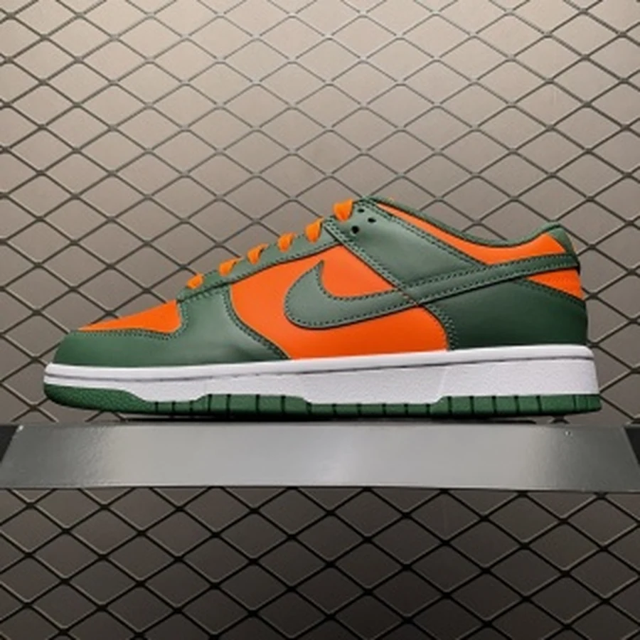 Dunk Low Orange Green White — Gallery