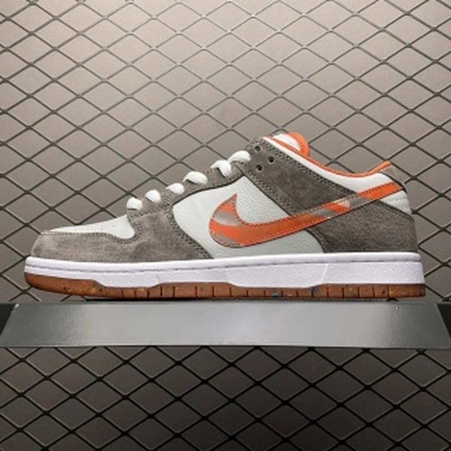 Dunk Low Grey White Orange — Gallery